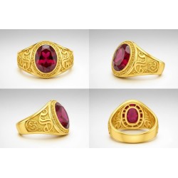 Sinterklaas ring ' Valencia ' rode Steen