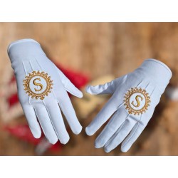 Geborduurde Handschoenen